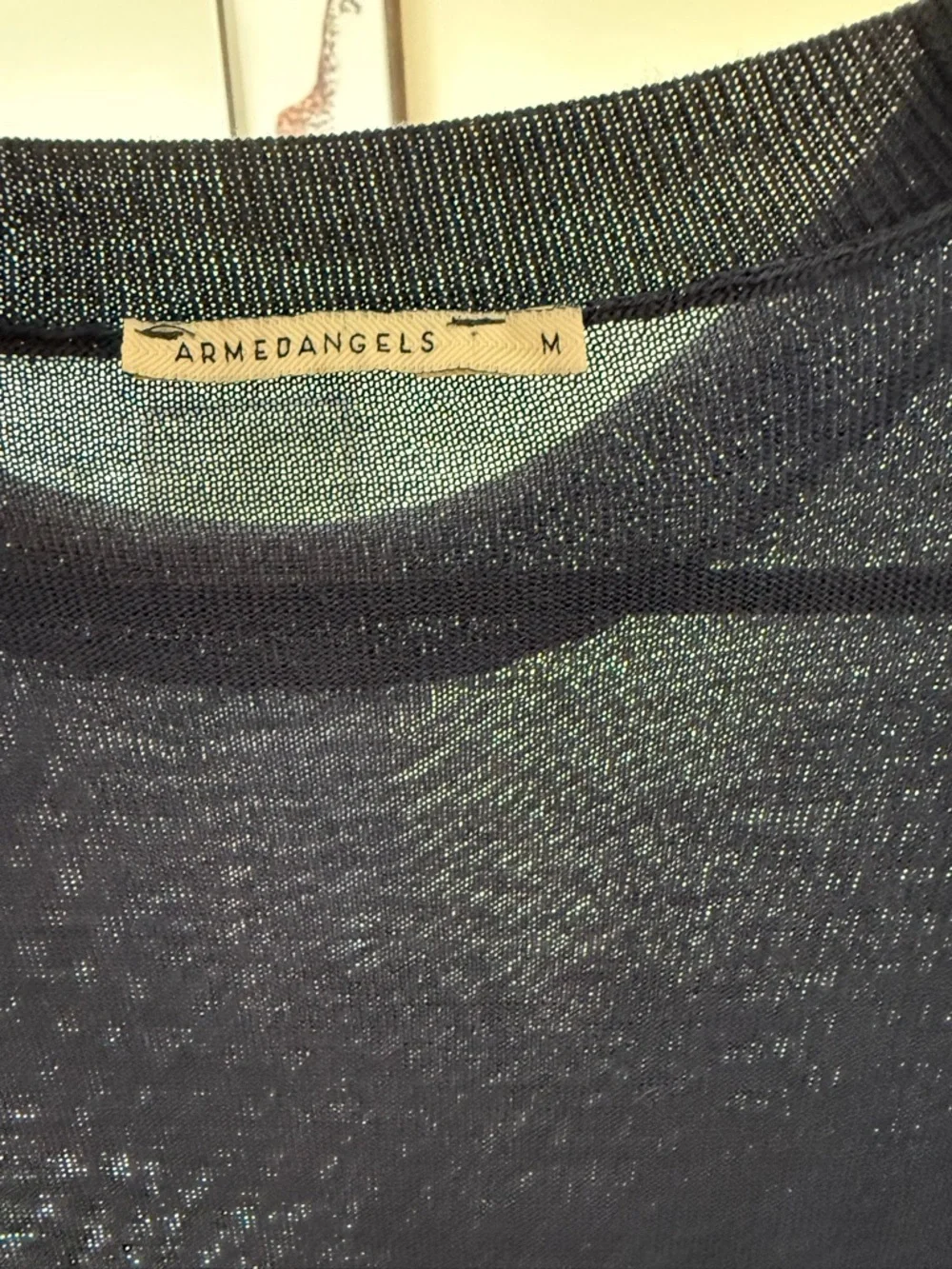 Armedangels Blue Long-Sleeve Knit Dress Wool - Picture 2 of 4